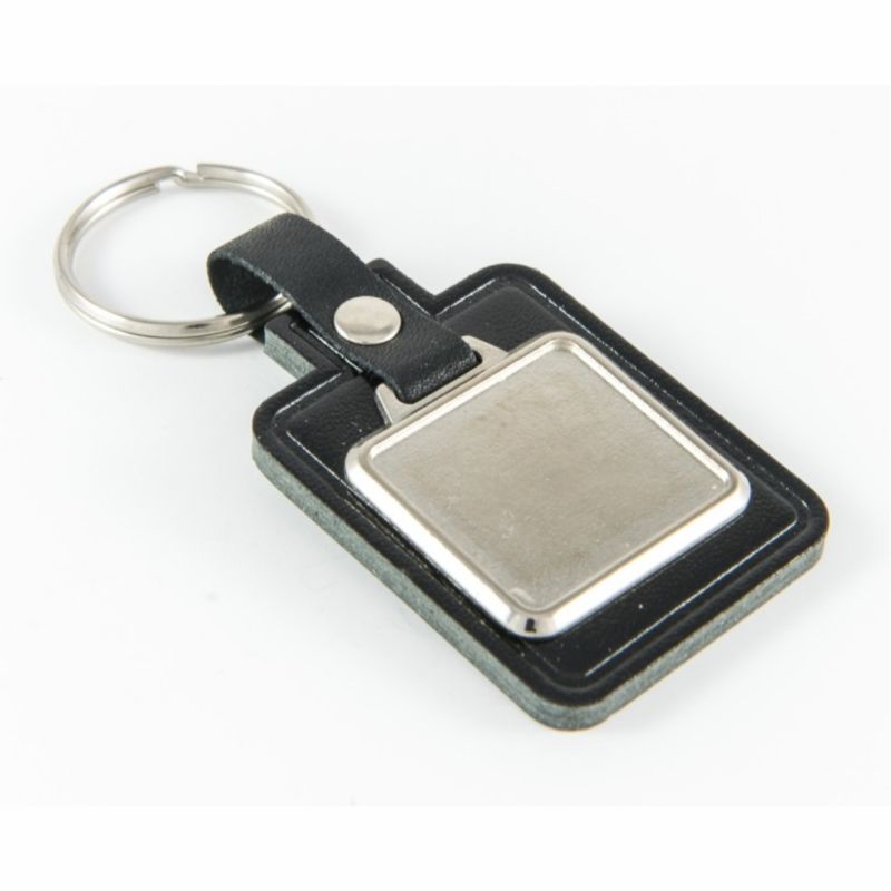 Keyfob Blank Rectangle 26x24mm and printed dome